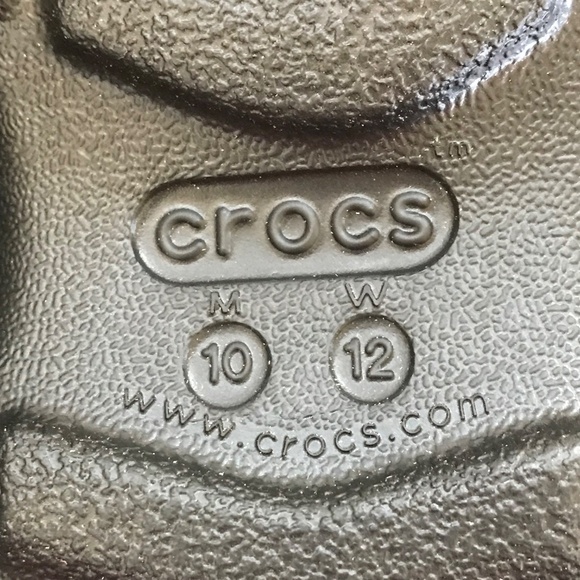 CROCS Clogs Off-road Sport Clog Black Men’s Size 10 Women’s Size 12 NWOT - Picture 16 of 16